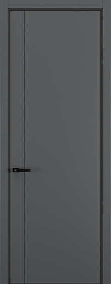 Межкомнатная дверь Горизонт NH14 кромка ABS Black
