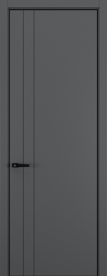 Межкомнатная дверь Горизонт NH15 кромка ABS Black